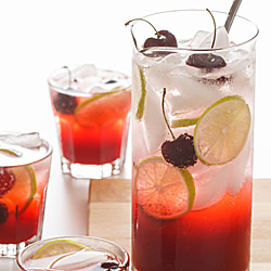 Sparkling Cherry Limeade - Recipe photo by Lucy Vaserfirer