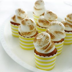 Coconut passionfruit cupcakes - Recipe photo by thefooddept