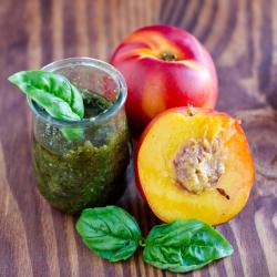 Nettle Basil Pesto - Recipe photo by Mary from Sweet Roots