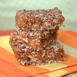 vegan lemon fig bars - Recipe photo by algebrakery