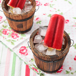 Lychee Raspberry & Elderflower Ice - Recipe photo by Appetite for Discovery