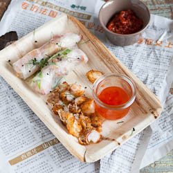 Vietnamese prawn springrolls - Recipe photo by Junglefrog