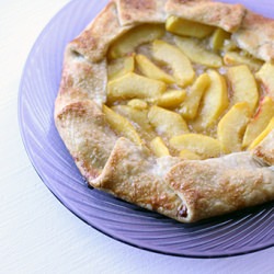 Drunken Peach Galette - Recipe photo by thekitchenmagpie
