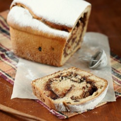Milk chocolate hazelnut roll - Recipe photo by Miuda