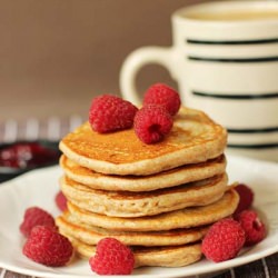 Light, Creamy Pancakes - Recipe photo by Feed Me Better