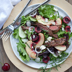 Balsamic Steak Salad - Recipe photo by FoodieCrush