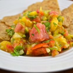 Mango, Tomato, Avocado Salsa - Recipe photo by GG La Rue