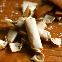 Vanilla Salted Caramels - Recipe photo by flour it devour it