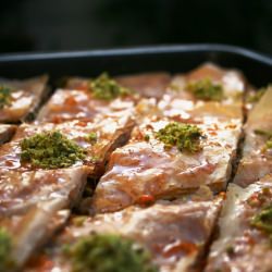 No Fuss Orange Blossom Baklava - Recipe photo by cookingisapain.blogspot.com
