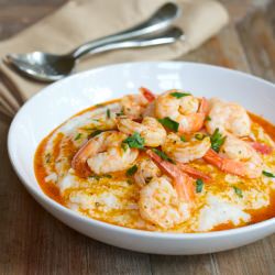 Shrimp & Grits - Recipe photo by healthyaperture