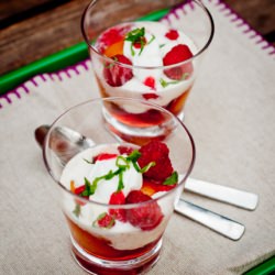 Peach Melba - Recipe photo by eatlivetravelwrite