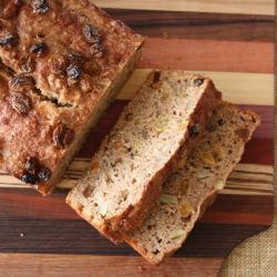 Pear Raisin Walnut Bran Bread - Recipe photo by kneadtocook