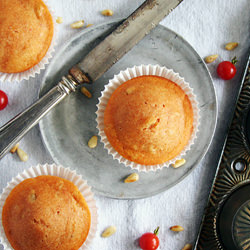 Tomato Ginger Muffins - Recipe photo by localmilk