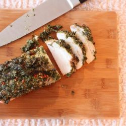 Garden Herb Rubbed Pork Tenderloin - Recipe photo by kneadtocook