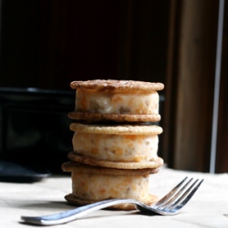 Snickerdoodle and Peach FroYo - Recipe photo by Arts and Tarts