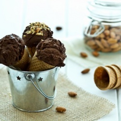 Chocolate Ice Cream - Recipe photo by Just One Cookbook