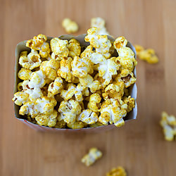 Sweet and Spicy Curried Popcorn - Recipe photo by Savory Simple