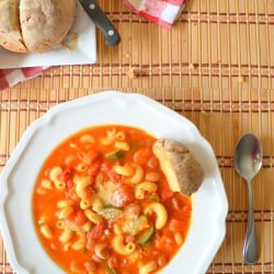 Vegetable Minestrone Soup - Recipe photo by arcsfoodparadise