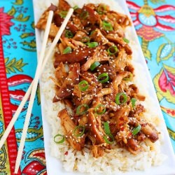 Crock Pot Honey Sesame Chicken - Recipe photo by Comfort of Cooking