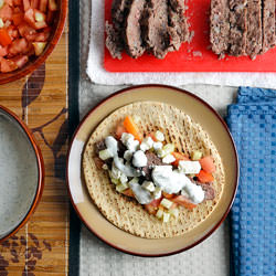 Gyros - Recipe photo by Behind the Bites