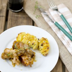 sweet chicken wings - Recipe photo by Cocinando con Manu CatMan
