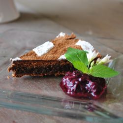 Flourless Chocolate Cake - Recipe photo by betiarellano
