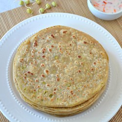 Sprouted Peas Paratha - Recipe photo by Sangeetha