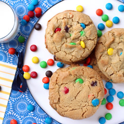 Giant M&M Cookies - Recipe photo by SunnySideUpSD