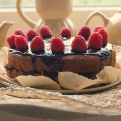 Cocoa Sponge Cake - Recipe photo by pieczone truskawki