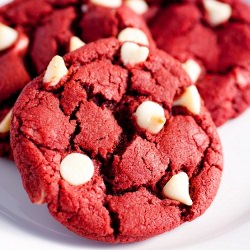 Red Velvet Cookies - Recipe photo by cooking classy