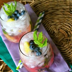 Blueberry Pineapple Mojito - Recipe photo by MrsSchwartzsKitchen