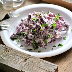 Red cabbage with mayonnaise - Recipe photo by magyreuontas