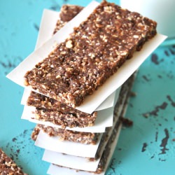 No Bake Cookie Bars - Recipe photo by minimalist baker