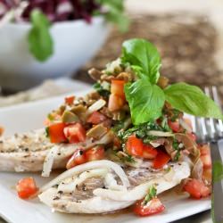 Freshwater Bass - Recipe photo by The Healthy Foodie