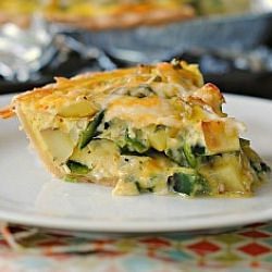 Roasted Pobalno and Potato Quiche - Recipe photo by PreventionRD
