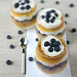 Blueberry Passionfruit Cheesecake - Recipe photo by Savory Simple