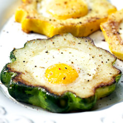Eggs in Squash Rings for Summer - Recipe photo by ourapronstrings