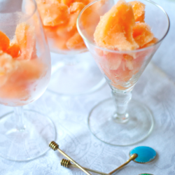 Sweet Chanterais Melon Sorbet - Recipe photo by Jordan Bourke