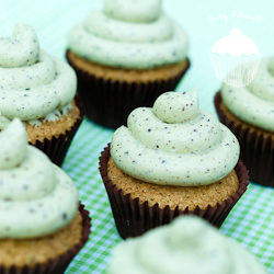 Mint Choc Chip Cupcakes - Recipe photo by beckybakewell