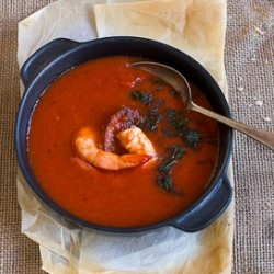 Capsicum + Tomato Soup - Recipe photo by WholesomeCook