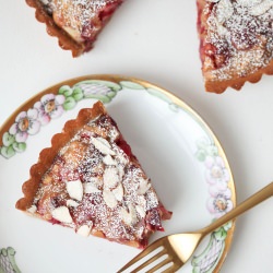 Cherry-Almond Tart - Recipe photo by Miss Renaissance