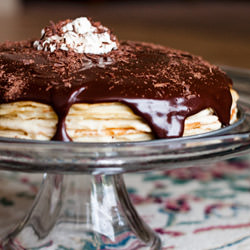 Boston Cream Crepe Cake - Recipe photo by BarbaraBakes