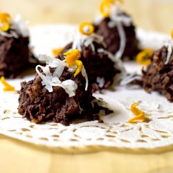 Chocolate Orange Haystacks - Recipe photo by The Midnight Baker