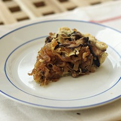 Caramelised Onion Tart - Recipe photo by veggiechick