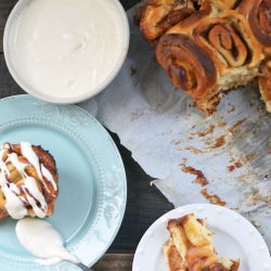 Peach Butter Breakfast Rolls - Recipe photo by forkvsspoon