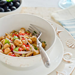 Chickpea & Codfish Salad - Recipe photo by Tia Clara - DominicanCooking