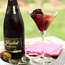Bing Cherry Sorbet w/ Cava - Recipe photo by creativeculinary