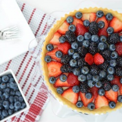 fresh fruit tart - Recipe photo by trialsinfood