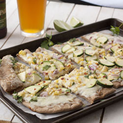 Grilled Corn Pizza - Recipe photo by Macheesmo