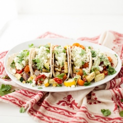 Roasted Veg Tacos - Recipe photo by naturallyella